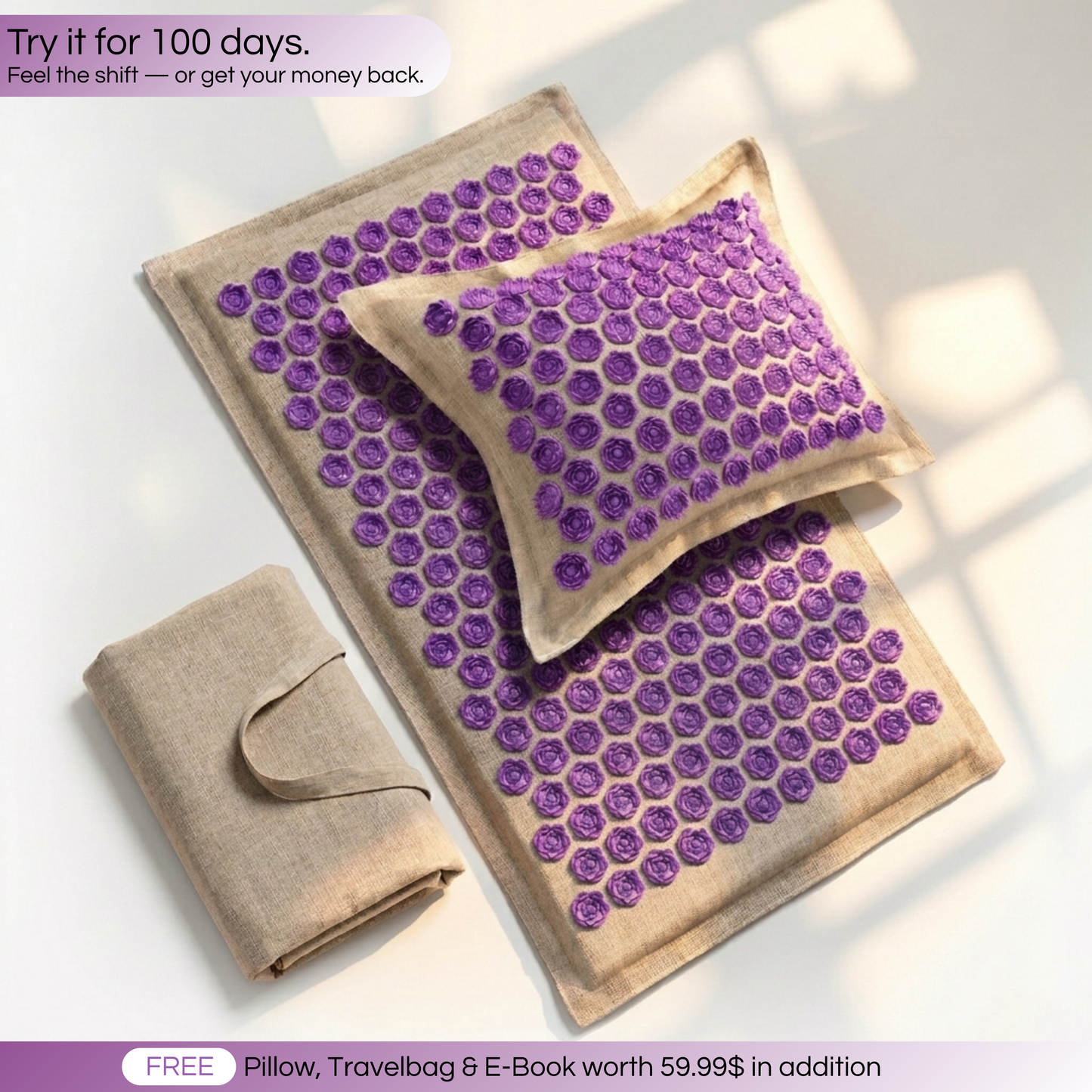 Premium PeriodCalm™ Acupressure Mat