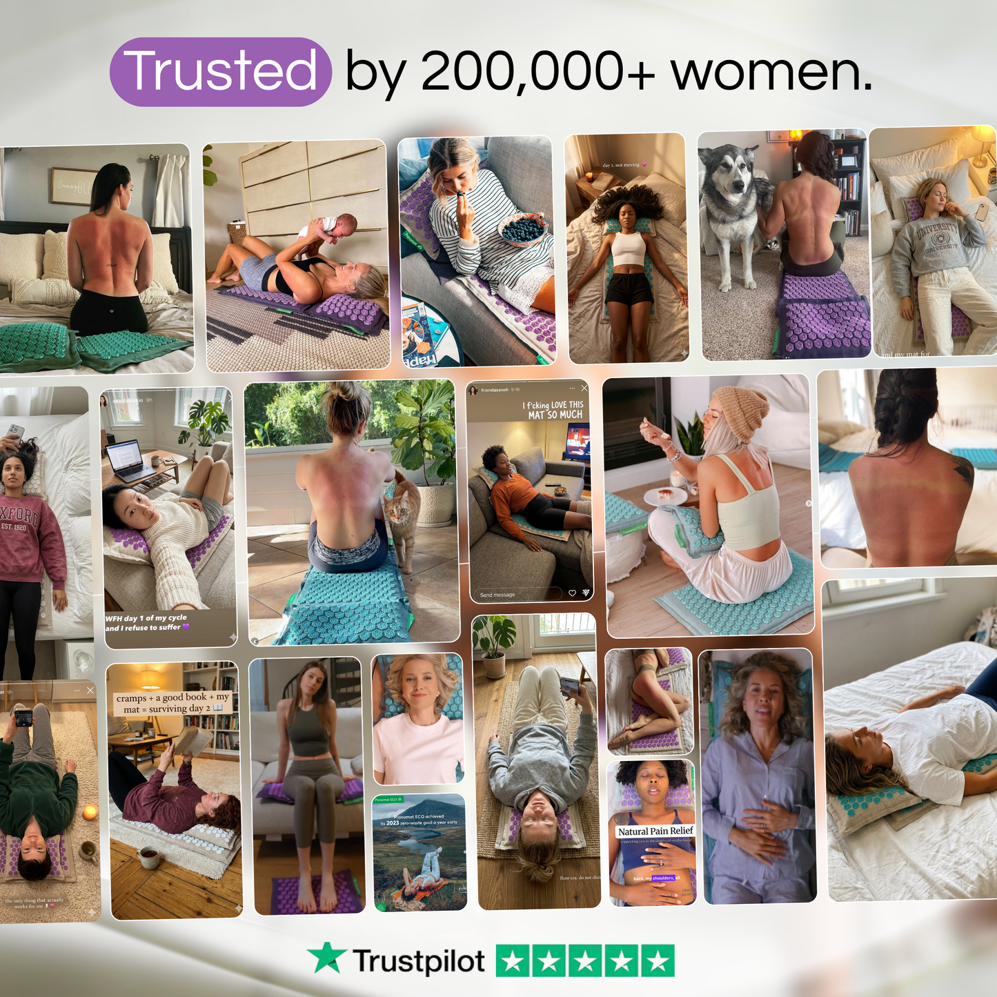 Premium PeriodCalm™ Acupressure Mat